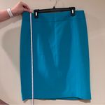 Loft  Teal Blue Skirt Size 12 Photo 1