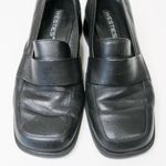 Vintage 90s Westies Black Leather Heeled Loafers Size 7 Photo 4