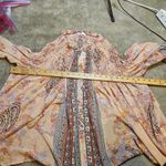 Skylar & Jade Size Small S Pink Boho Indie Flowy Oversized Top Blouse Tunic Top Photo 6