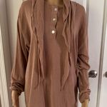 ZARA BASIC KNIT LINEN BLEND SCARF SWEATER. Size L Photo 6