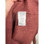 1. State  Sweater Womens Size XL Speckled Puff Sleeve Cozy Knit Mauve Brown Photo 9
