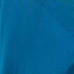 American Living Blue Ruched Ruffle Sheath Dress Size 6 Stretch Bodycon chic Photo 4