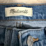 Madewell  Classic Straight Jean Medium Wash Distressed Size 30 Photo 6