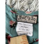 Vintage Street Wear Carole Little Ruffle Floral Shirt Top Size‎ 14 Boho Hippy Size 12 Photo 3