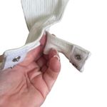 ASTR Women Tank Bodysuit M Ivory Cutouts Ribbed Flirty Y2k Neutral Festival NEW Photo 6