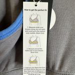 Kindred Bravely Racerback French Terry Nursing Bra gray/blue small NWT Gray Photo 2