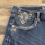 GRACE IN LA  Bootcut Jeans Women’s 12M Blue Denim Rhinestone Embellished Pockets Photo 2