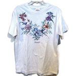 Hanes Vintage Hawaii Y2K Island T-shirt with Hummingbird and Floral Artwork Photo 0