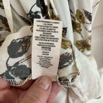 ZARA Free People Butterfly Nature Print Smocked Tie Front Blouse Size XS Photo 11