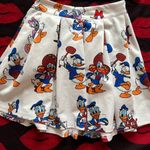 Donald Duck Daisy Print Two Piece Top Skirt Set XS Photo 2