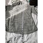 Gilligan & O'Malley Women's Lounge Wear M Marled Gray Hood Sleep Sweatshirt Size M Photo 3