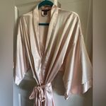 Victoria's Secret Women’s Blush Pink Kimono Sleeve Robe/Lingerie Slip Dress Sz L Photo 3