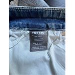 Torrid  Distressed Acid Washed Mid-Rise Casual Denim Pencil Skirt Photo 4