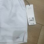 Alo Yoga NWT  white Alumni Short Photo 5