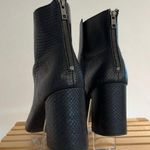 Matisse Melaney Textured Leather Peep Toe Boots Ankle Booties, Black Size 8.5M Photo 5