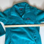 Patagonia  Womens Re-Tool Snap-T Fleece‎ Pullover Teal Blue Sz M Outdoor Casual Photo 11