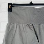 NVGTN Seamless Leggings Gray Ribbed High Waisted Workout Athleisure Size S Photo 3