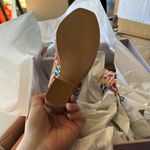 Lisa Vicky Joy 2 Platform Heeled Sandal Wild Flower White Blue Pink Yellow Size 7.5 Photo 5