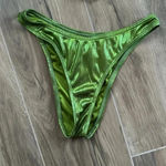 ASOS South Beach Green Metallic Bikini Photo 4