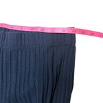 BlacktoGrey Black Ribbed Flare Leggings High Waisted Cotton Large Photo 2