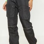 Pretty Little Thing Tall Black Cargo Zip Pocket Detail Pant Photo 1