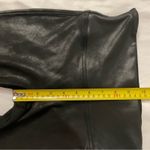 Spanx Faux Vegan Leather Black Pants Leggings S Biker Mobwife Punk Goth Party Photo 5