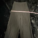 ZARA woman pleated flare wide leg black pants Photo 3