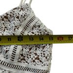 Kendall + Kylie White/Beige Spaghetti Strap Crop Top Women's Size Small | 61-47 Photo 5