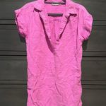 Vineyard Vines Pink  Shirt Dress Coverup Small Photo 0