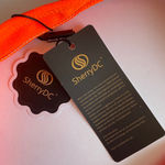 Sherry DC‎ Women’s Neon Orange Bikini Top Size XL Photo 4