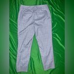 Talbots NWT Blue and White Checkered Pants size 6 Petite Photo 1