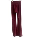 Lululemon Groove Super-High-Rise Flared Nulu Regular Red Merlot Size 2 Photo 3
