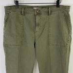 Sam Edelman New Cargo Ankle Pants Utility Crop Pant Moss Green Photo 4
