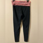 PINK - Victoria's Secret VS PINK Victoria’s Secret Yoga Black Pink‎ Coral Leggings Size Small 28” Inseam Photo 1