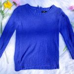 H&M  Royal Blue Knit Zip Sweater Size Small Knitted Photo 0
