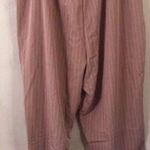 Charlotte Russe + Pink Striped Cuffed Hem Trousers NWT Size 3X Photo 1