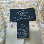 Trenz Petite Pastel Yellow Tweed Ruffle Blazer 3/4 Bell Sleeve PXL Spring Easter Size undefined Photo 5