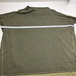 Bryn Walker  Green Houndstooth Womens Size XXS‎ Tunic Top Oversized Mock Neck Photo 5
