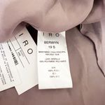 NEW IRO Berwyn Silk Satin Chiffon Pleated Tulle Trim Camisole Tank Top Purple XS Photo 2