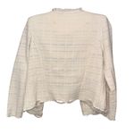 IRO  Wondrous Tweed Frayed Jacket Shaggy Cream Off-White Size 38 US 6 Medium Photo 3