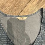 Terra & Sky Womens Denim Blouse 2X Short Sleeves 20W-22W V Neck Lyocell Flares Out Photo 1