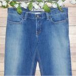 Gap VTG Y2K Ladies Denim Blue Jeans Size 8 Ultra Low Rise Stretch Wide Leg Retro Photo 1
