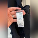 Vince Short Sleeve Cinched Tie Waist T-Shirt Dress Sz Medium Black Knee Length Photo 5