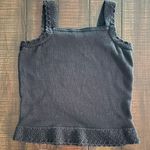 Loft  Crochet Black Tank  Photo 0