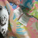 Lilly Pulitzer ‎ Cosmos 100% Silk Tank Top Multi Coral Print Size Small Photo 6
