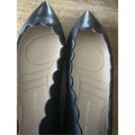 Adrienne Vittadini NWOT BLACK LEATHER FLATS SIZE 7.5 Photo 3