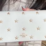 Coach Authentic Smooth glitter stars flap crossbody with a card holder set Photo 1