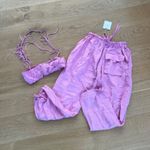 L'Academie Revolve -  Maxie Pants & Joan Crop Top in Bubble Gum Pink Photo 5