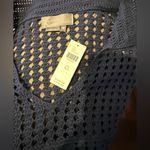 Anthropologie Navy Crochet Eyelet Sweater - NWT! Photo 3