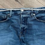 Good American  Good Legs Ripped High Waist Crop Skinny Jeans | Blue 836 | 8/29 Photo 7